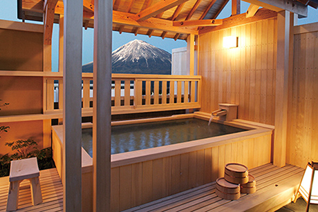 富士山展望　露天風呂